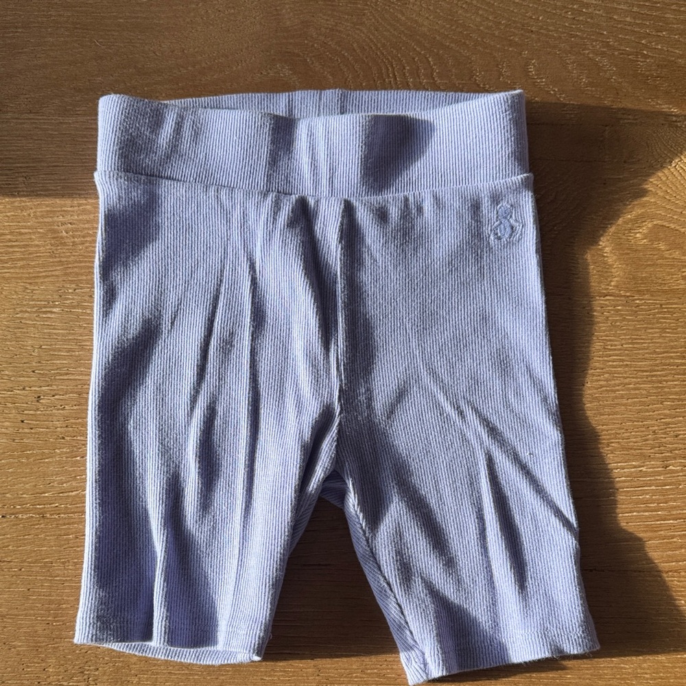 Baby Gap Kids Ribbed Bike Shorts - Light Lavender, Size 4T